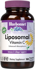 BlueBonnet Nutrition Vitamina C Liposomal 1000 mg, con Aceite de Girasol, 180 Cápsulas Vegetales