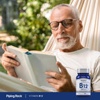 Piping Rock Vitamina B12 500 mcg | 250 Comprimidos | Cianocobalamina | Vegetariano, No GMO, Sin Gluten