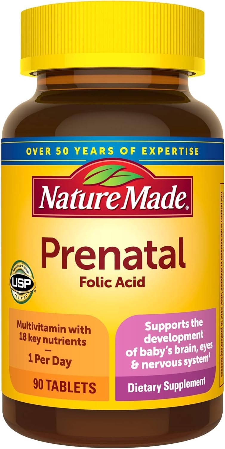 Nature Made Prenatal Multi - 90 Comprimidos (Envase de 3)