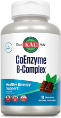 KAL CoEnzyme B Complex, Complejo B Masticable - 60 Comprimidos