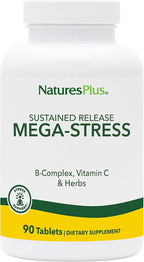NaturesPlus Mega-Stress Complex, Sostenido - 90 Comprimidos Vegetales