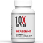 10X Health Berberine 500mg - Dihidroberberina - 30 Cápsulas