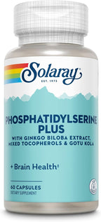 SOLARAY Phosphatidylserine Plus – 100 mg, 60 Cápsulas