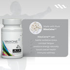 Max One, Suplemento de Riboceine, 60 Cápsulas Vegetales, 30 Dosis (Pack de 2)