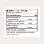 THORNE Brain Factors - Suplemento para la salud cerebral con Nicotinamida Ribósido, Extracto de Café y Betaína - Apoya el aprendizaje, la memoria y la cognición - 30 cápsulas