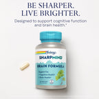 Solaray SharpMind Fórmula de Apoyo Cerebral - Suplemento Nootrópico para la Salud del Cerebro