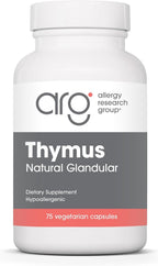 Allergy Research Group ARG Thymus - Extracto de Timo Liofilizado - 75 Vegicápsulas
