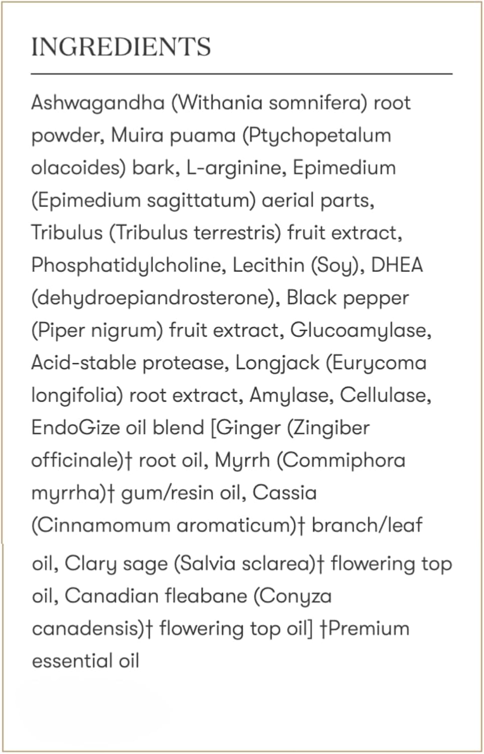 Young Living EndoGize 60 Cápsulas