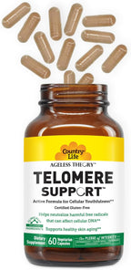 Country Life Ageless Theory Telomere Support - 60 cápsulas