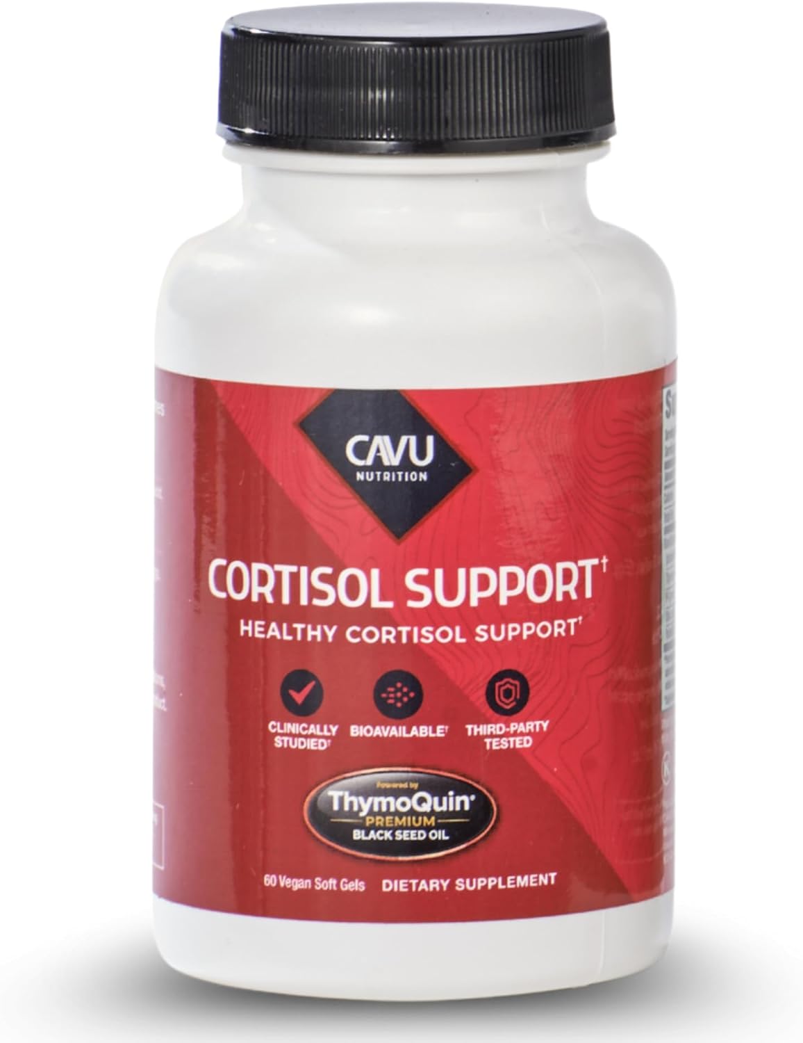 ThymoQuin Cortisol Manager – Aceite de Semilla Negra con 3% Timoquinona, 60 Cápsulas