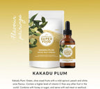 Extracto de Ciruela Kakadu | 100% Natural, Sin Azúcares Añadidos | La Fuente Natural Más Rica de Vitamina C | 1,69 oz (50 ml)