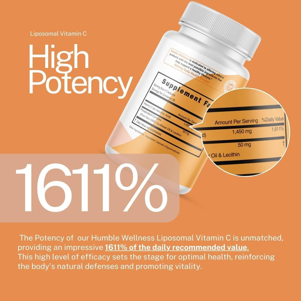 Humble Liposomal Vitamin C - Fórmula de Absorción Avanzada