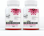 Plantvital Berberina 1200mg (2 cápsulas) - 240 Cápsulas Veganas, No OGM