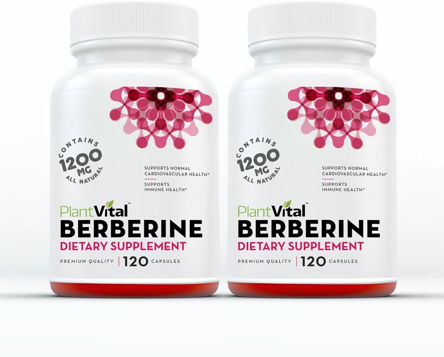 Plantvital Berberina 1200mg (por 2 Cápsulas) - 120 Cápsulas Veganas