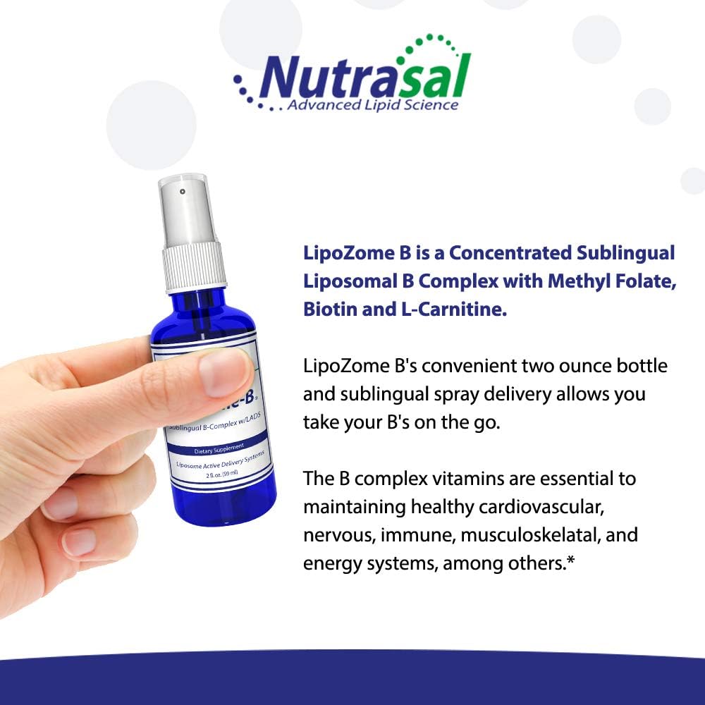 Nutrasal LipoZome B-Complex Spray Sublingual - 59 ml
