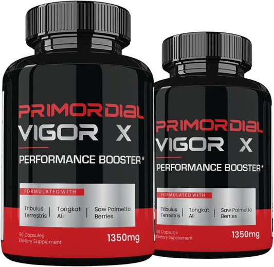 (2 Pack) Primordial X for Men Advanced Formula, 180 Cápsulas