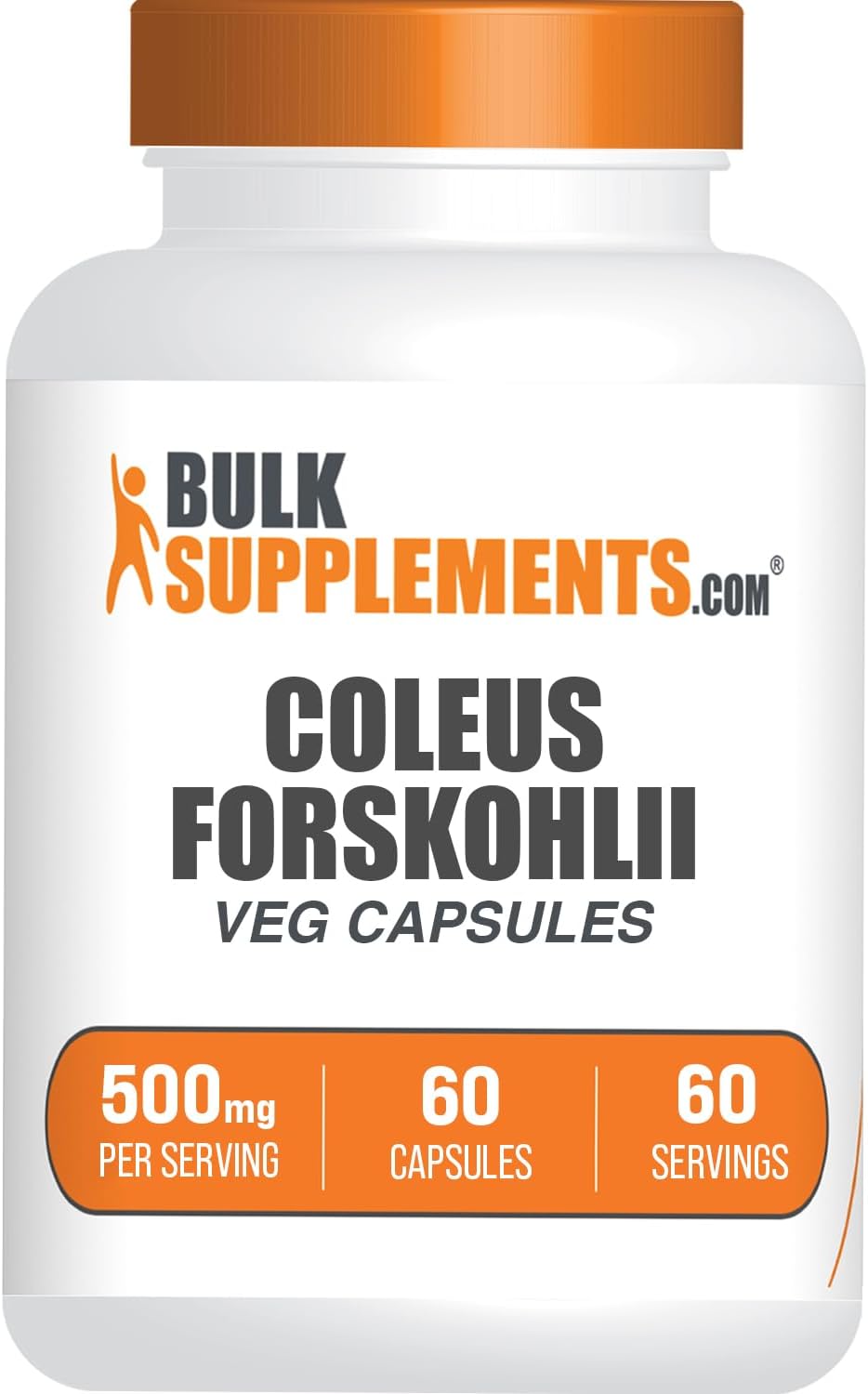BulkSupplements.com Coleus Forskohlii Extract Cápsulas - Suplemento de Forskolina, 60 Cápsulas