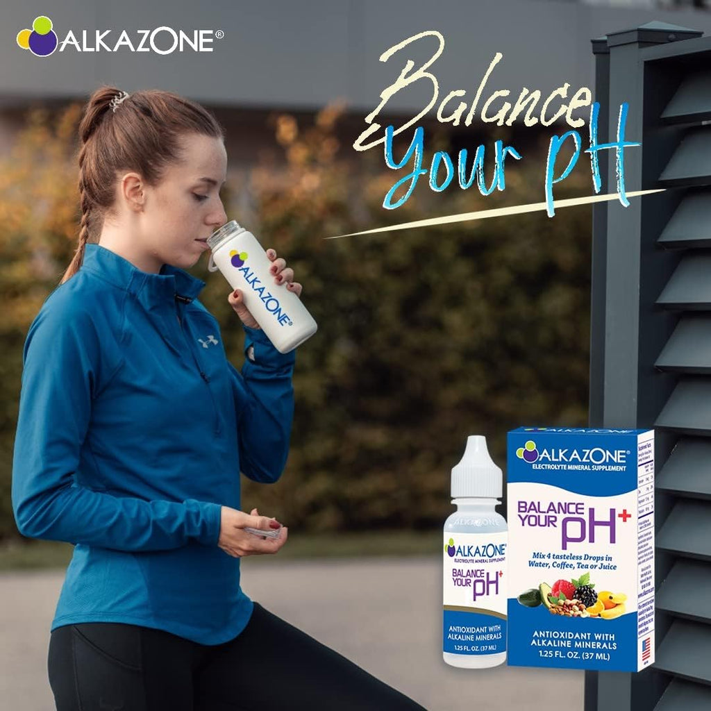 Alkazone Alkaline Mineral Drops - Help Balance Your pH with Antioxidants