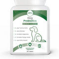 Multipetcare Probióticos para Perros – 5 Cepas, 2 Mil Millones UFC + Enzimas Digestivas y Prebióticos | Salud Digestiva, Heces Firmes, Menos Gases | con Vitaminas del Grupo B | Sabor a Pollo | 120 Comprimidos