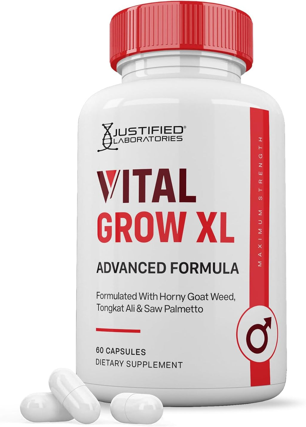 Vital Grow XL Pills 1484MG – Fórmula Avanzada para la Salud Masculina, 60 Cápsulas