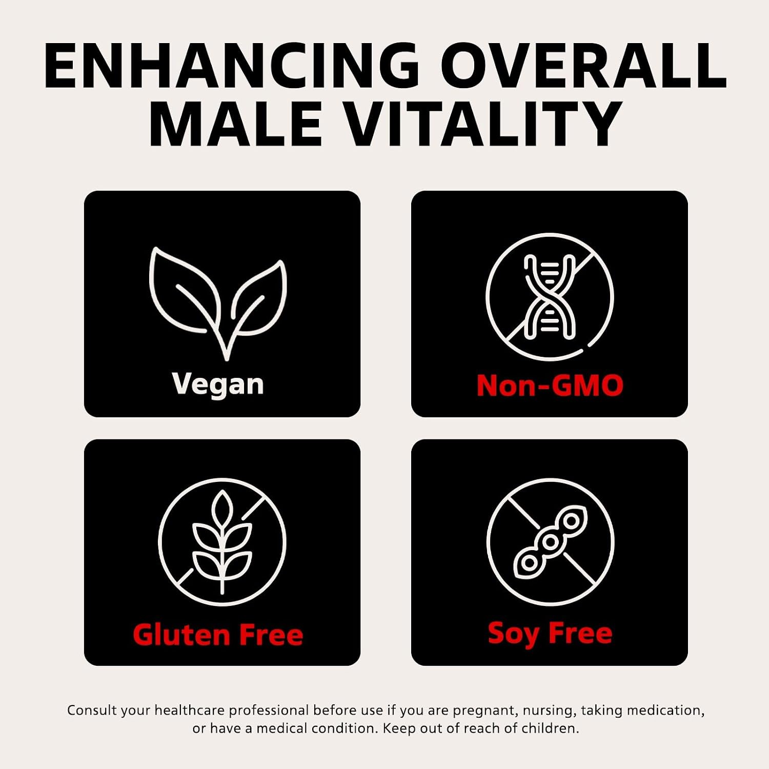 EPIC-T Apoyo Testosterona para Hombres | Testosurge® Fenugreek, Complejo B, Zinc, Boro, Rhodiola | Vegano, No Transgénico | 60 Cápsulas