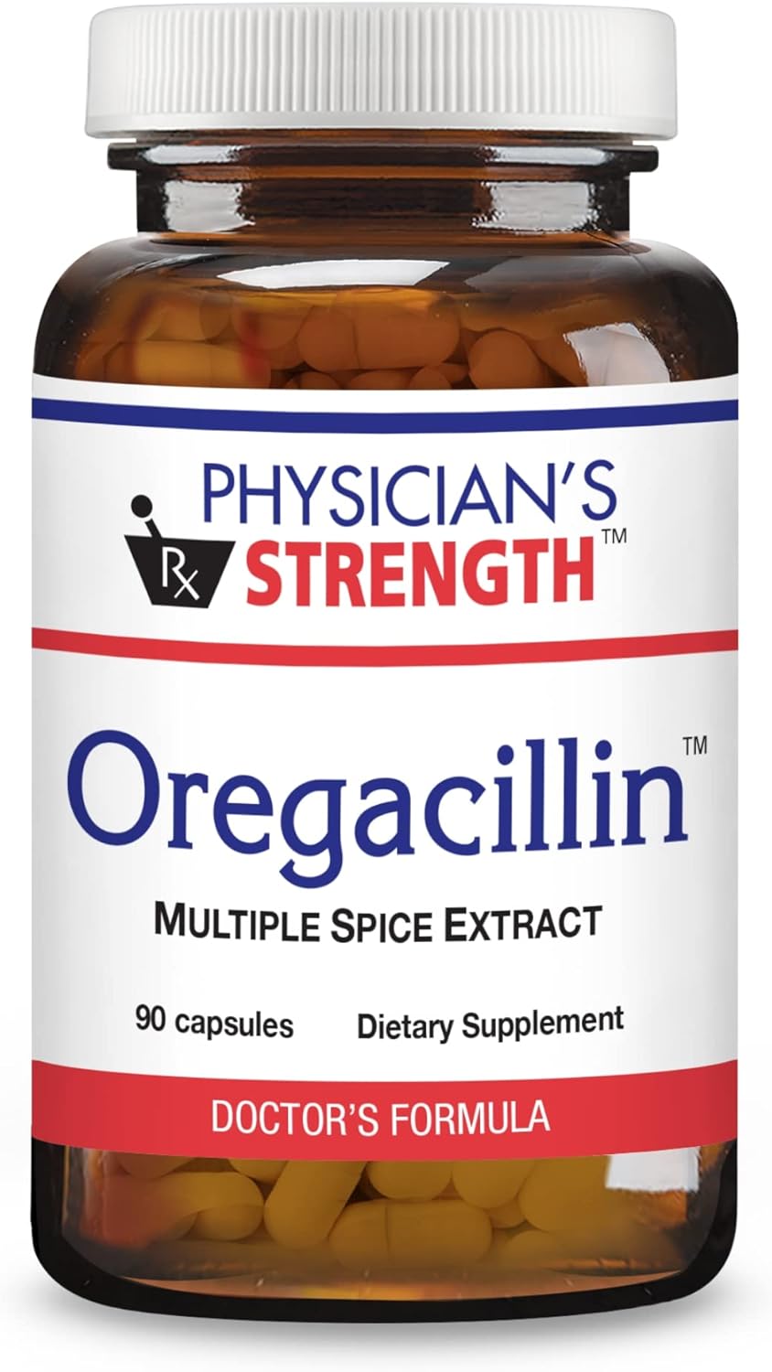 Physician's Strength Oregacillin - 90 Capsules - Multi-Spice Extract