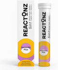 REACTONZ 5 in 1 Immunity Plus – Immune Support & Antioxidant Supplement – Vitamin C, Zinc, Manuka Honey, Rosehip & Propolis – Natural Zesty Orange Flavor – 20 Day Supply Effervescent Tablets