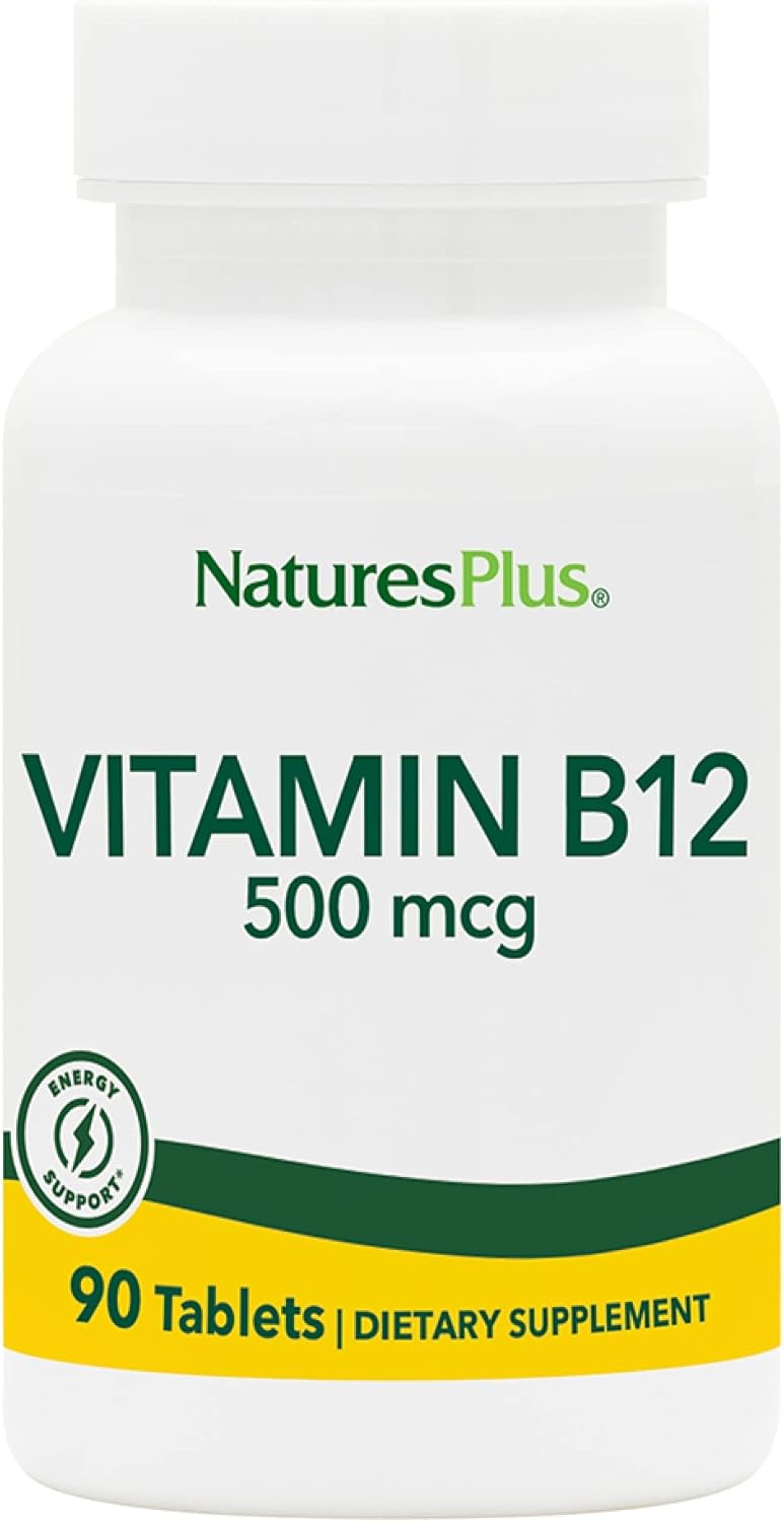 NaturesPlus Vitamina B12 500 mcg - 90 Comprimidos