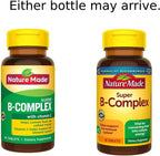 Nature Made Super B-Complex con Vitamina C y Ácido Fólico, 60 comprimidos