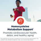 Designs for Health Homocysteine Supreme - Complejo de Vitaminas B Metiladas con Riboflavina, B6, B12, Folato, L-Serina y TMG - 60 Cápsulas
