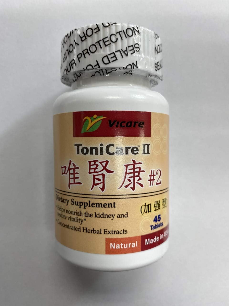 ViCare ToniCare II Dietary Supplement 45 Tablets