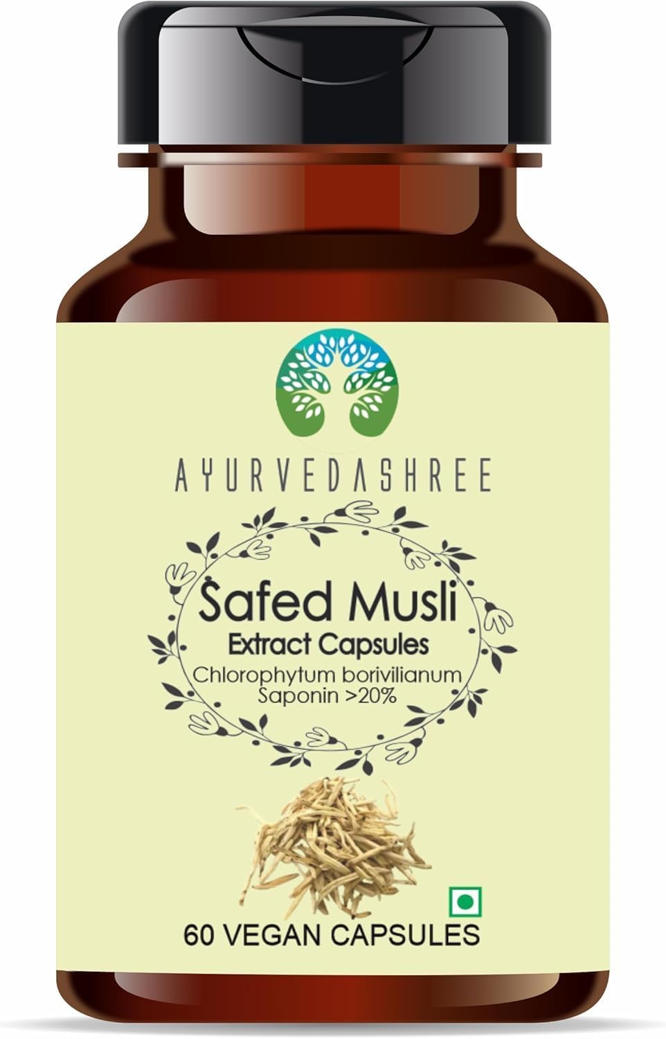Extracto de Guduchi 500mg - 60 Cápsulas Vegetarianas | Tinospora Cordifolia | 100% Natural | Vegano | Sin Gluten
