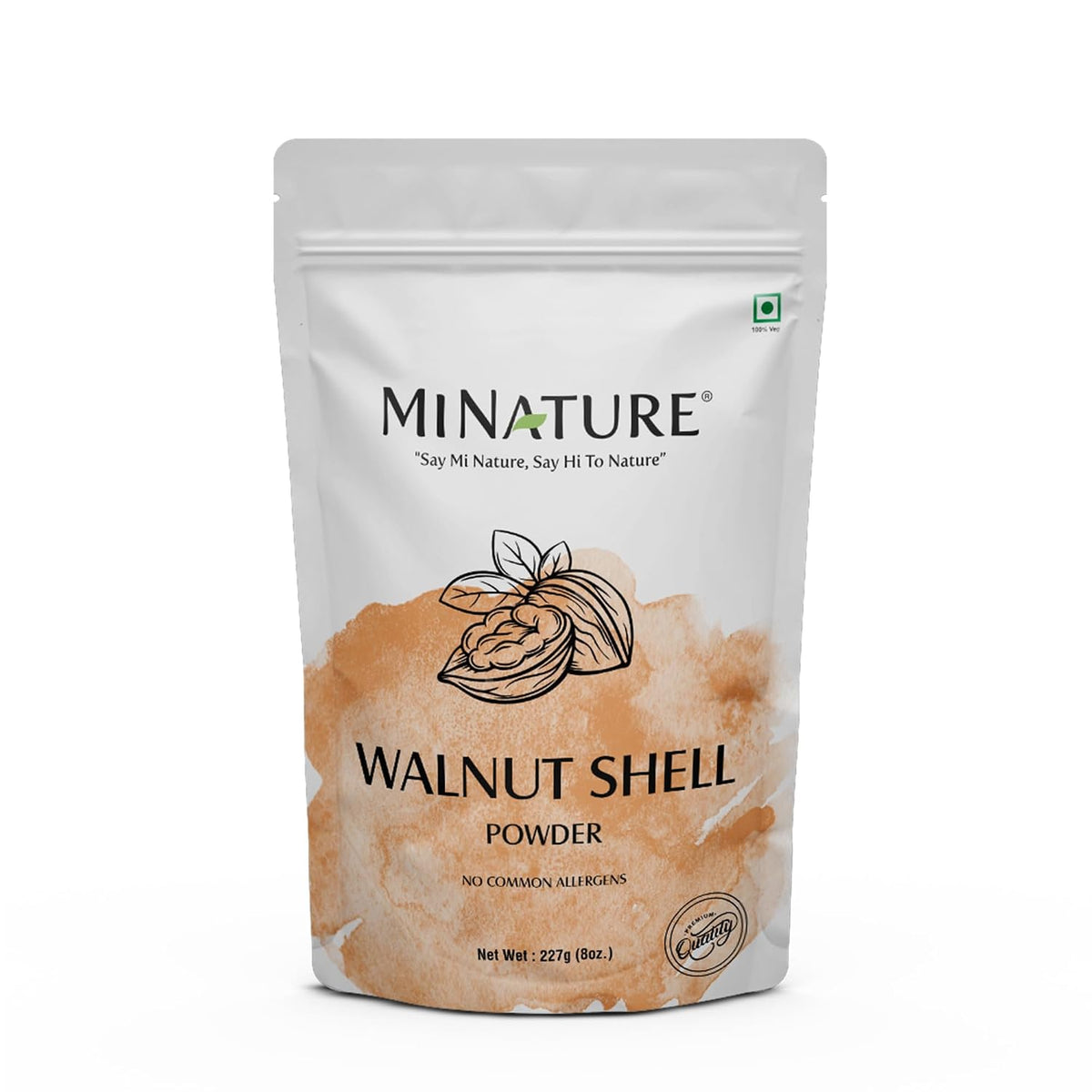 Polvo de Cáscara de Nuez Natural - Exfoliante Casero 227g – Image 1