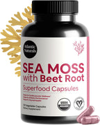 Cápsulas de Musgo Marino y Espirulina - Complemento Alimenticio Natural - 120 Cápsulas
