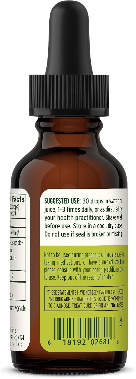 Banyan Botanicals Focus Extracto Líquido Orgánico - 1 oz (30 ml)
