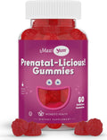Maxi Health Gomitas Prenatales Orgánicas para Mujeres - Sabor Cereza, 60 Unidades