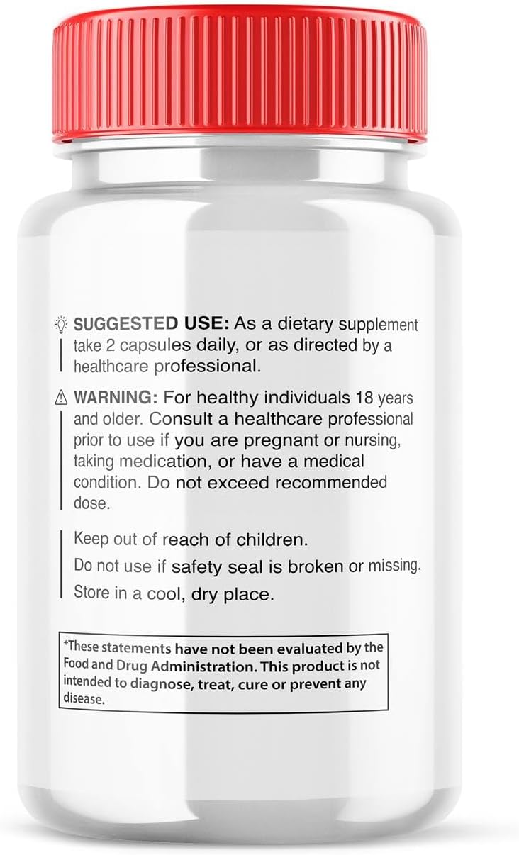 Glucocyn Support Cápsulas - Fórmula de Salud de Glucógeno, Máxima Potencia 800 mg con Vitaminas y Minerales Naturales (60 Cápsulas)