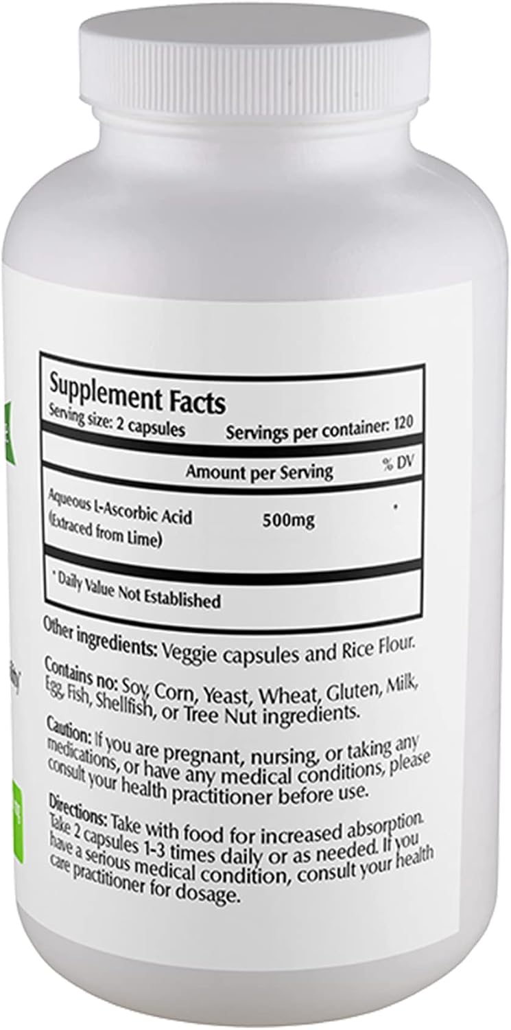 One Planet Nutrition Nano Vitamina C 250 mg Cápsulas Vegetales (240 Servicios)