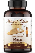 Cápsulas de Raíz de Maca Orgánica (Alta Potencia) - 120 Cápsulas, 2 Meses de Suministro