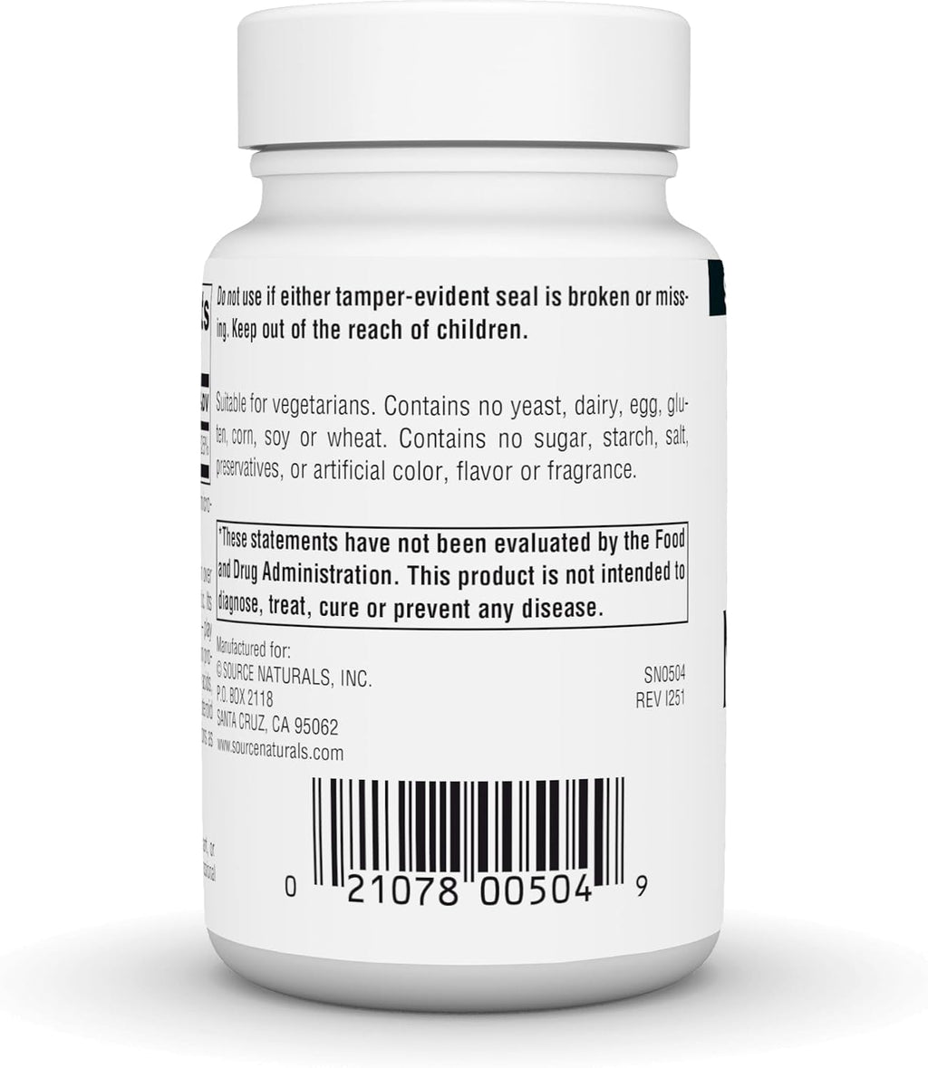 Source Naturals Niacinamida B-3, 100 mg, 250 comprimidos
