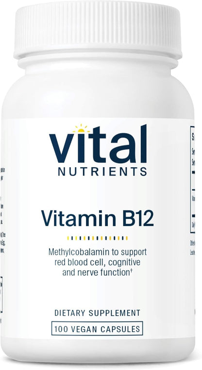 Vital Nutrients Vitamina B12 1000mcg - – El metabolismo energético normal – Image 1
