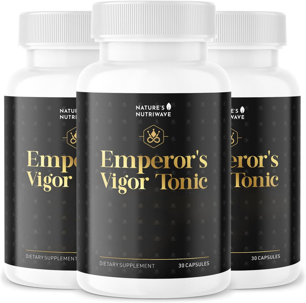 Emperor's Vigor Tonic – Fórmula Herbal – 60 Cápsulas