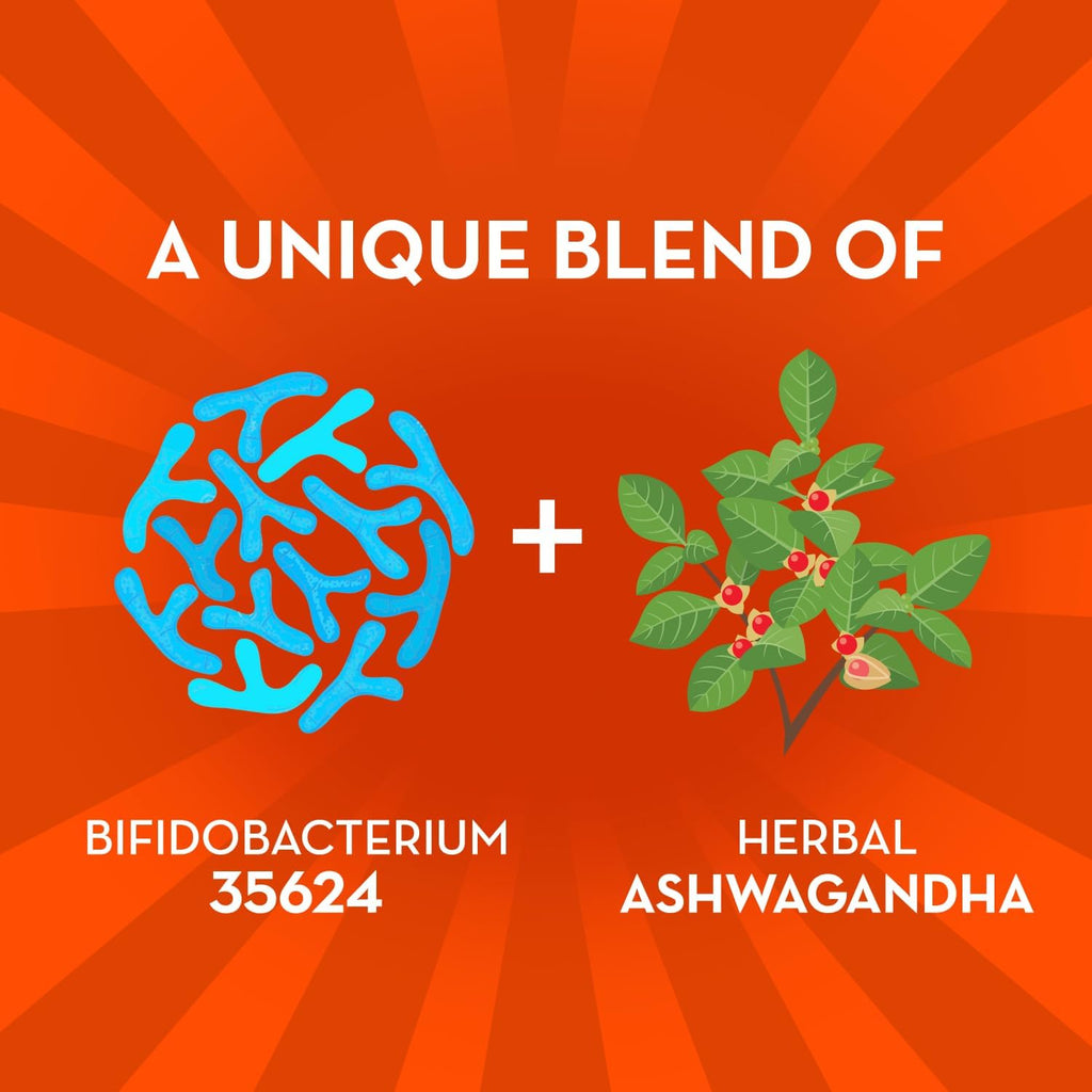 Align Probiótico Digestivo + Estrés con Ashwagandha, 21 Cápsulas