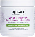 Qhemet Biologics MSM + Biotina Mezcla en Polvo para el Cabello - 241 g