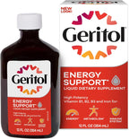 Geritol Liquid B-Vitamin Complex – Energy Support, 355 ml (4-Pack)