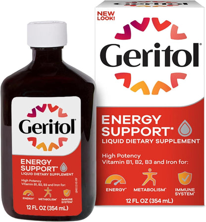 Geritol Complejo de Vitaminas B Líquido – – El mantenimiento de la función psicológica normal. – Image 4