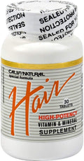 California Natural Hair Vitamin & Mineral, 30 tabletas (paquete de 6)