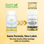 SuperNutrition SimplyOne Vitamina D3 50.000 UI, 50 Cápsulas Blandas