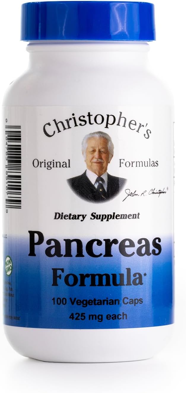 Christopher's Original Formulas Pancreas Formula - 100 Cápsulas