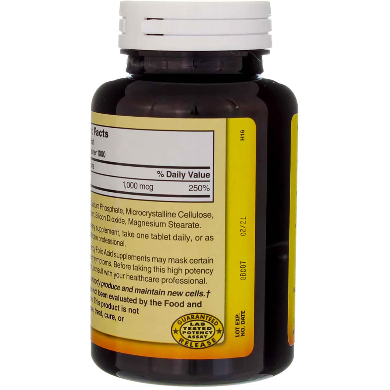 Nature's Blend Ácido Fólico 1000 mcg - 1000 Comprimidos (Pack de 3)